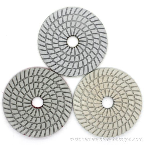 Wet Diamond Polishing Pads for Granite, Concrete, Quartz, and Marble